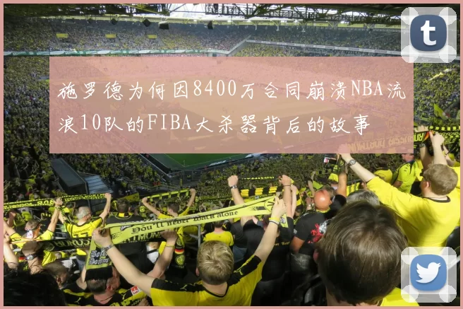 施罗德为何因8400万合同崩溃NBA流浪10队的FIBA大杀器背后的故事